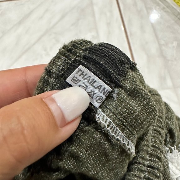 Green Aztec Print Jogger Pants Womens Size Small Zen Yoga Yogi Cotton Hippie - Picture 7 of 8